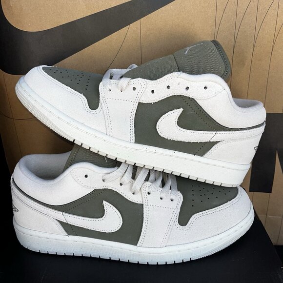 NEW Nike Air Jordan 1 Low SE Medium Olive Orewood Brown HV4089-201 Men Sz 9 main image 6
